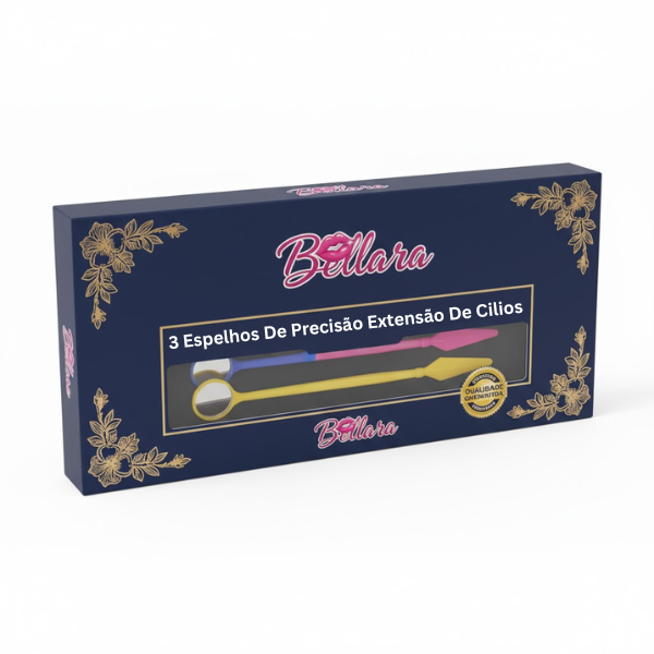 3 Espelhos De Precisão Extensão De Cilios