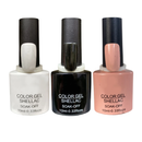 Kit 3 Esmaltes em Gel - Color Gel