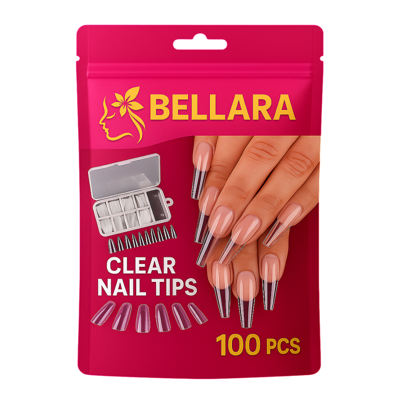 Unhas Clear Nail Tips