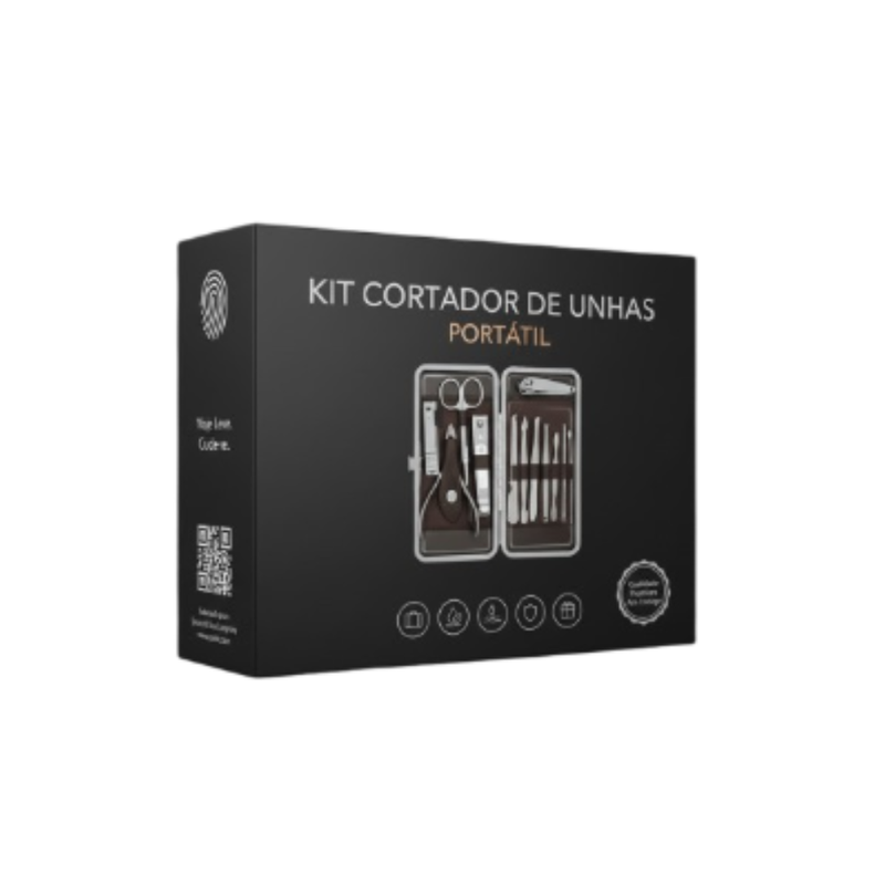 Kit Cortador De Unhas Portátil